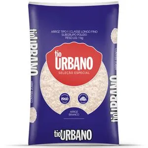 Arroz Branco Tio Urbano 1kg