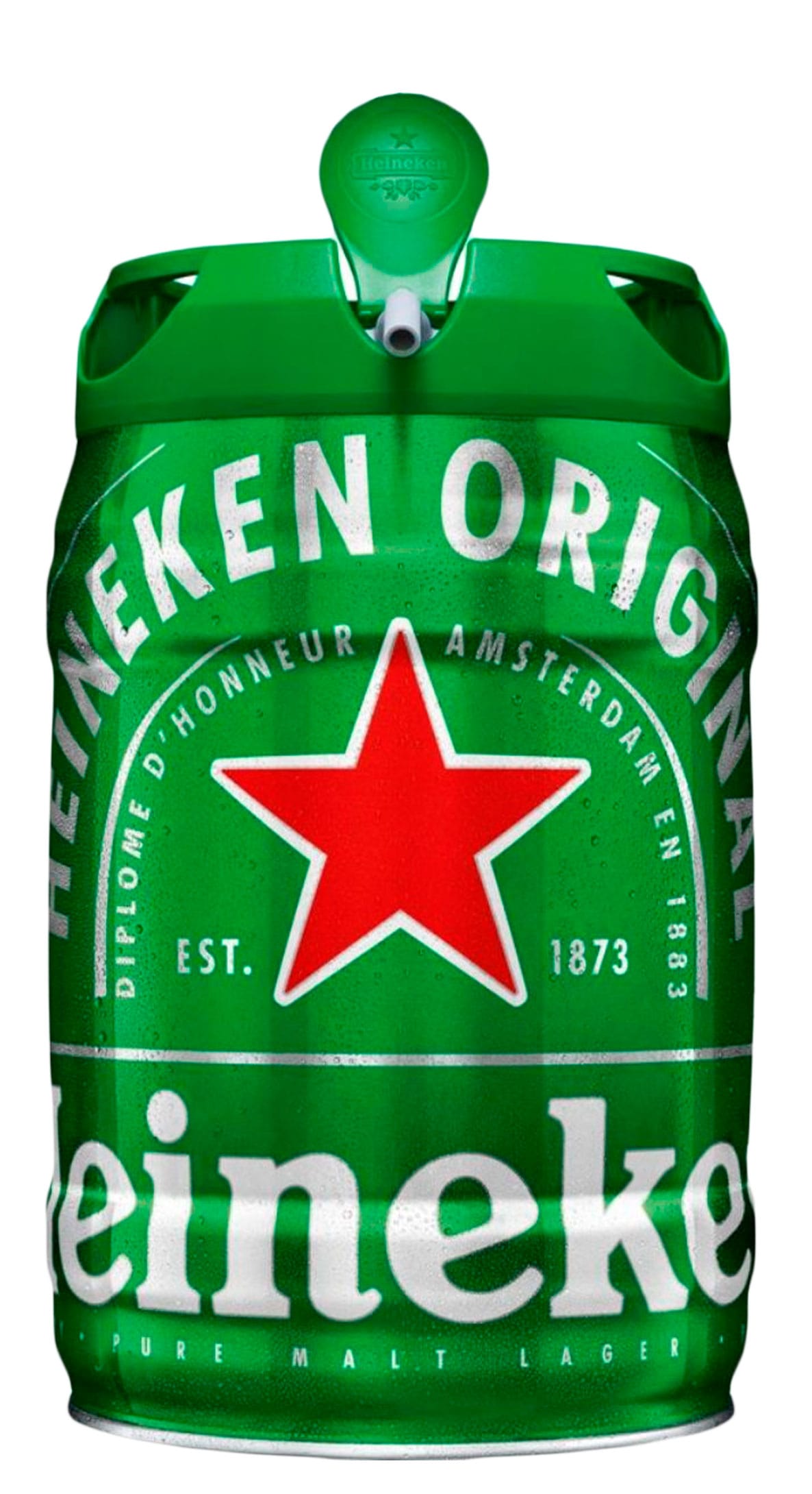 Cerveja Lager Premium Heineken Barril 5L GELADO