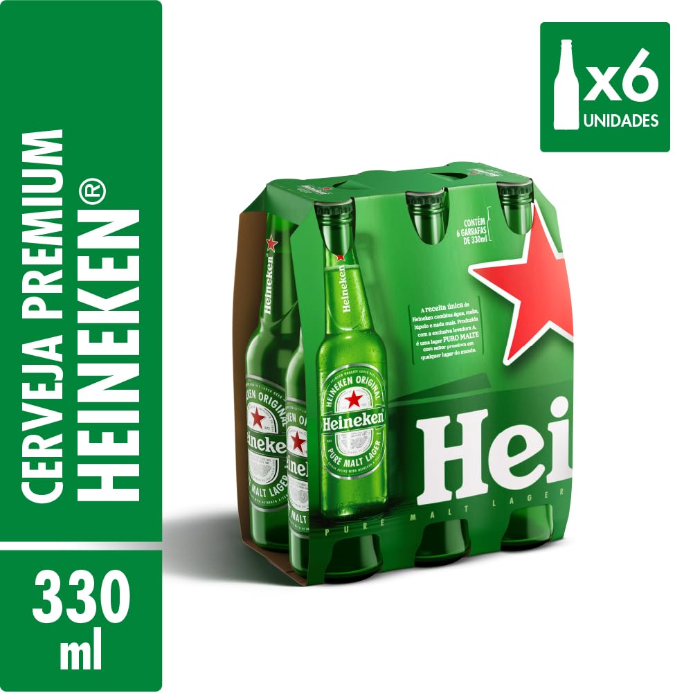 Combo Heineken Long Neck (6 unidades 330ml)