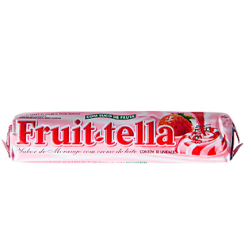 Fruit Tella Morango Bala Dura