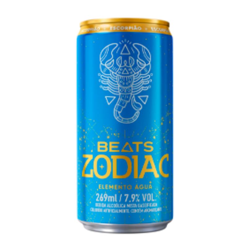 Lata Skol Beats Zodiac Elemento Água 269ml