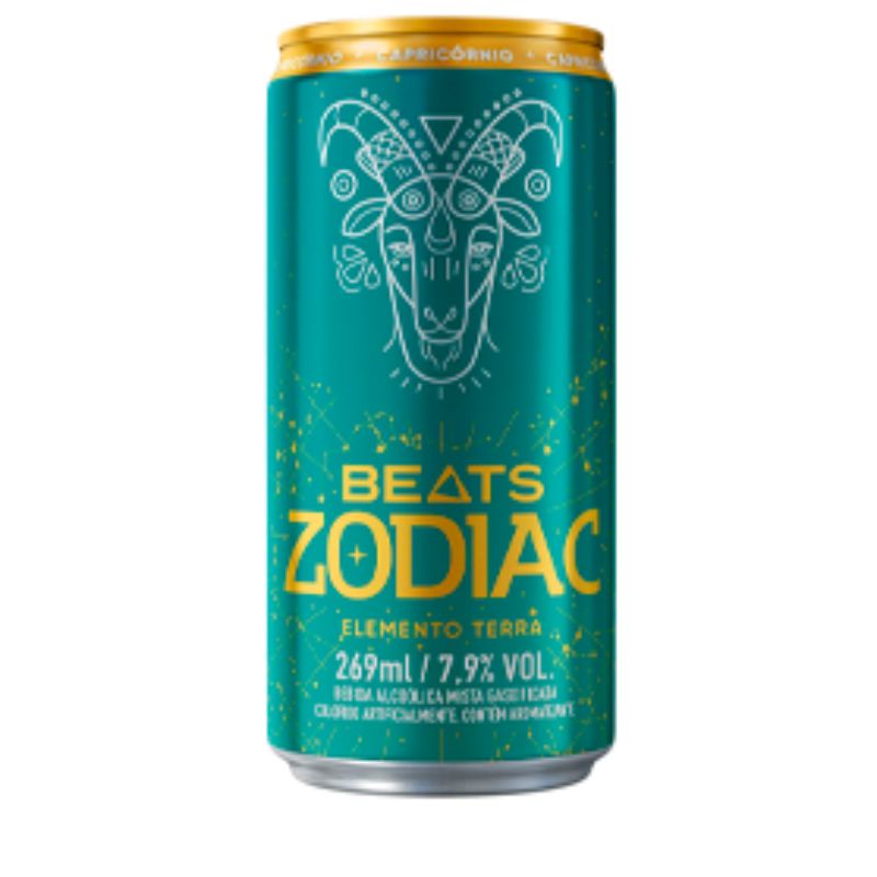 Lata Skol Beats Zodiac Elemento Terra 269ml