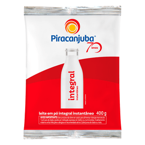 Leite Pó Instantâneo Integral Piracanjuba 400g