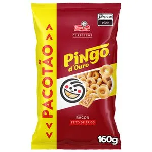 Salgadinho Bacon Elma Chips Pingo Douro 160g