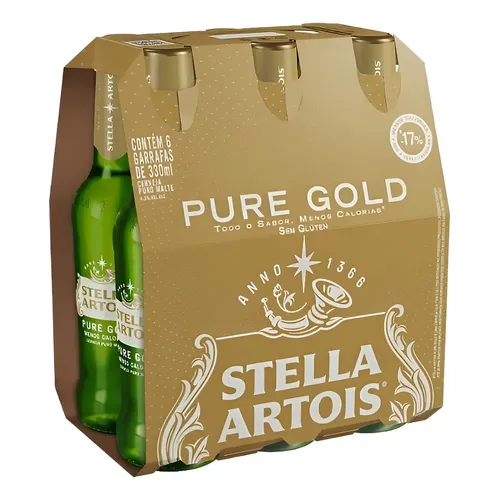 Stella Artois Pure Gold Long Neck 330ml